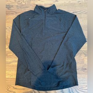 Men's Rhone Dark Gray Quarter-Zip Pullover | Size M